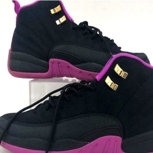 Jordan 12 Retro Hyper Violet GS Black U.S 7.5